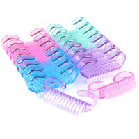 50Pcs Lotes De Cepillos De Limpieza Para Uñas Con Herramientas De Plástico Coloridos Limpiadores De Polvo Para Manicura Y Pedicura Suaves - details 8