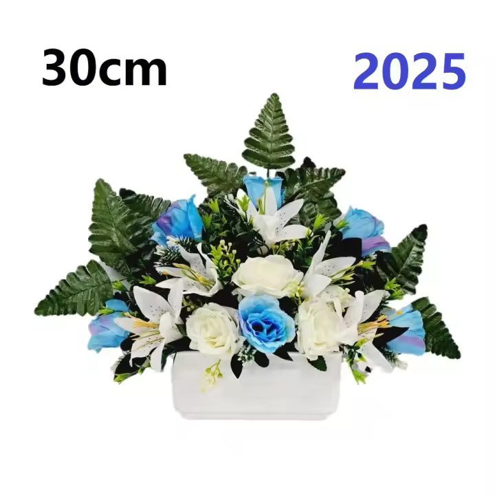 Flores para santos,flores duraderas para cementerio,flores artificiales para cementerio,flores para todos los santos,centro de flores para cementerio,Flores Artificiales de Tela,PERSONALIZAR COLOR Y MEDIDA,GERIMPORT, FESPU - 1