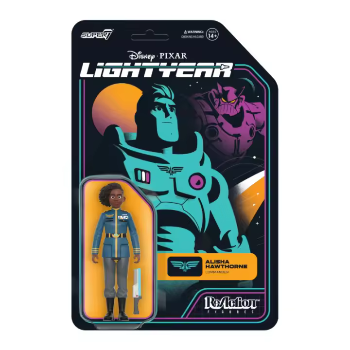 LIGHTYEAR FIGURA ALISHA HAWTHORNE COMMANDER REACTION SUPER 7 - 1
