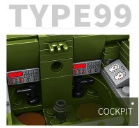 Bloques De Construcción De Tanque De Batalla Principal Merkava MK4 Serie Militar WW2 Para Niños Juguetes Regalos Para Niños De 6 a 12 Años Y Adolescentes - details 6