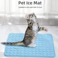 Nueva Almohada De Enfriamiento Para Mascotas Verano Sofá Para Perros Y Gatos Suave Seda Hielo Sensación Cómoda Nido Almohada De Verano Para Perros Almohada De Mascotas - details 2