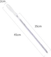 Cepillo de limpieza para desagüe, tamaño para introducir en el orificio de drenaje; 45 cm y flexible - details 1
