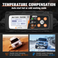 ANCEL BT521 12V Prueba De Batería De Coche 4-en-1 Recarga Rápida Automática Analizador De Batería Mantenimiento Automotriz - details 5