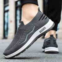 Zapatos Casuales Para Hombre Transpirables Zapatillas De Correr Y Caminar Ligeros Slip on Para Pareja Talla 44 Material Superior De Malla - details 8