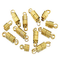20pcs Tornillos De Cierre De Abrazadera De Latón Para Joyería Accesorios De Hacer Manualidades Para Pulseras Y Collares - details 5