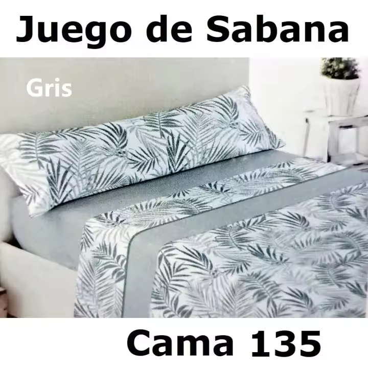 Juego Sábanas para Cama De 135, 3 Piezas ,Sábana Bajera, Encimera, Funda de Almohada,microfibra 100% poliester,cm,fespu - 1