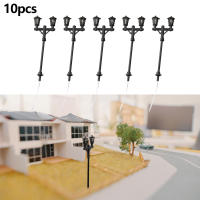 10x Luces De Calle Para Modelo Escala 1:100 Lámpara De Jardín Patio Escenario De Tren 60mm Accesorios De Disposición 3V Suministro - details 2