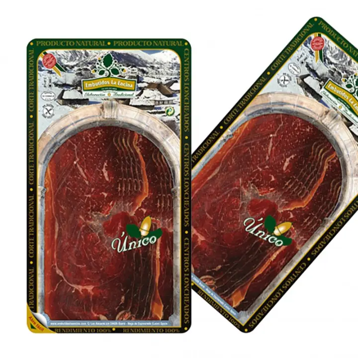 LONCHEADO CECINA DE VACA CURADA. 2 Pack de 100 Gr. cada uno. EMBUTIDOS LA ENCINA. GOURMET - 1