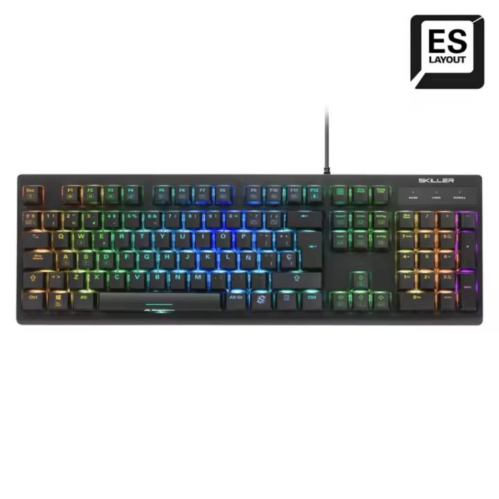 TECLADO GAMING SHARKOON SHARK SKILLER SGK30 BLUE - 1