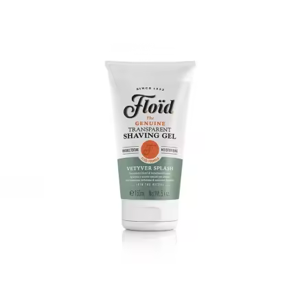 FLOÏD TRANSPARENT SHAVING GEL VETYVER SPLASH 150ML - 1