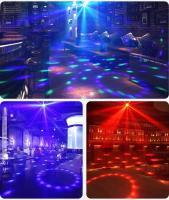 Luz De Escenario LED Disco Rotación DJ Bola Estroboscópica Control Remoto Sonido Magia Danza Coche RGB Regalo De Navidad Fiesta Club Mostrador Láser - details 6