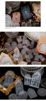Yoofun 30pcs Pegatinas De Encaje Kawaii Para Decoración DIY Marco De Corazón Vintage Para Arte Manualidades Y Scrapbooking - details 9