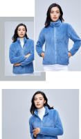 Nueva Estilo Otoño Invierno Chaqueta De Coral Polar Para Mujer Cierre De Cremallera Exterior De Poliéster Suave Y Cálida Ropa Casual - details 14