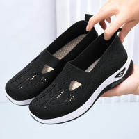 Zapatos De Verano Para Mujer Transpirables De Malla Suela Antideslizante Casual Plataforma Ligera Slip on Para Caminar - details 1
