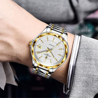 Reloj Mecánico LIGE Para Hombre Lujo Acero Inoxidable Resistente Al Agua Con Caja Reloj De Pulsera Automático Casual De Moda - details 6