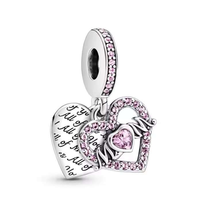 Pandora Dia de la Madre Charm Colgante en Plata de Ley Corazón & Madre 799402C01 , para Mujer - 1