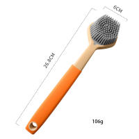 Cepillo De Limpieza Para Cocina De Silicona No Adherente Cepillo De Limpieza Para Ollas Cepillo De Limpieza Para Lavabo Cepillo De Limpieza Para Cocina Ecológico Y Duradero - details 3