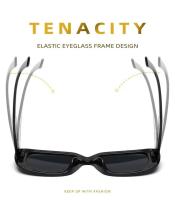 Gafas De Sol Retro Antirradiación UV Para Hombre Y Mujer Gafas Europeas Nuevas Color Negro Material De Lentes Ácrylicos Para Ciclismo - details 3