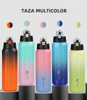 FEIJIAN Termo Deportivo De Doble Capa 600ml Acero Inoxidable 18/10 Chorro Directo a Prueba De Fugas Tumbler Aislado Personalizable - details 13