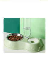 Tazón Automático Para Gatos Con Dispensador De Agua Y Alimento Elevado Para Perros Y Gatos Tazón Doble Para Mascotas Material Plástico - details 8