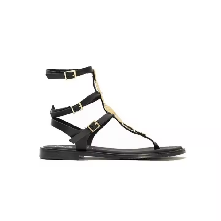 Sandalias Planas Oh My Sandals 5786 Mujer Negro - 1