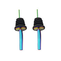 Tapa De Vino De Acero Inoxidable Con Desbordamiento Para Licor Y Alcohol Dispensador De Botella Accesorios De Vino Con Cierre - details 29