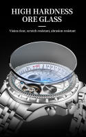 Reloj De Pulsera Mecánico LIGE Para Hombre Lujo Automático Tourbillon Multifuncional Luminoso Resistente Al Agua Con Fecha - details 8