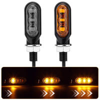 Luz De Señalización LED Mini Para Motocicleta Ambar Fluyendo Direccional Intermitente Para Cafe Racer - details 0