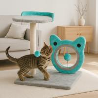 Rascador para Gatos con Juguetes y Niveles – Ideal para Juego y Descanso - Sweet Home - details 0