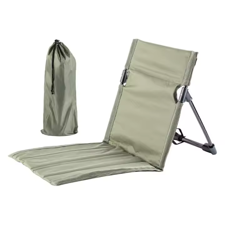 Silla de playa plegable con respaldo Silla plegable Pad Oxford Estadio Silla para tomar el sol Mochilero Senderismo Viaje de jardín - 1