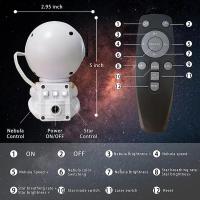 Proyector De Estrellas Luz De Noche Galaxia Astronauta Espacio Proyector Nebulosa Cielo LED Para Decoración De Habitación Regalo Infantil - details 2