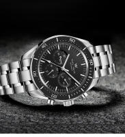 Reloj Mecánico Para Hombre Welly Merck WM170 Resistente Al Agua 200M Estilo Casual Clásico Y Business Con Fase De La Luna Material De Acero Inoxidable - details 10