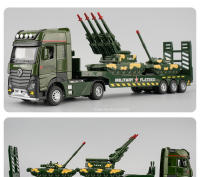 Tanque Militar De Escala 1/32 Con Función Retroceso Y Luz Regalo Para Niños Modelo De Automóvil De Aleación Y Latón Verde - details 5
