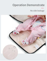 Mantel De Cambio Para Bebé Portátil Multifuncional 2 En 1 Impermeable Con Bolsa De Almacenamiento Recién Nacido Infante - details 7