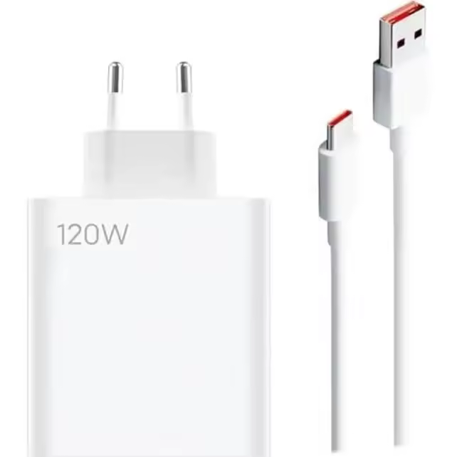 Cargador de Red original Xiaomi  120W HyperCharge MDY-13-EE Compatible con Xiaomi Redmi Note 11 Pro+, Xiaomi 12T/ 12T Pro - 1