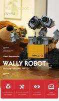 Conjunto De Bloques De Construcción Espacial Robot 677Pcs Juguetes DIY Para Niños Y Adultos Regalo De Cumpleaños Amigo Ideal Para Fiestas Y Ocasi\u00f3n Especial - details 0