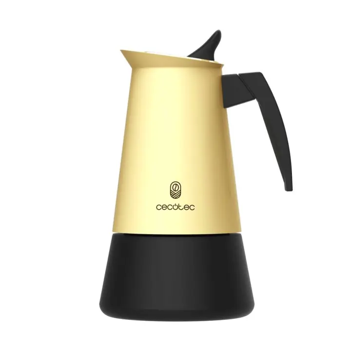 Cafetera italiana Cecotec Piccolina 400 Beige de acero inoxidable 4 tazas - 1