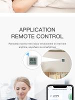 Sensor De Temperatura Y Humedad Bluetooth Con Pantalla LCD Mini Control Remoto Por Tuya APP Y Voz Compatible Con Google Thermometer Hygrometer - details 5