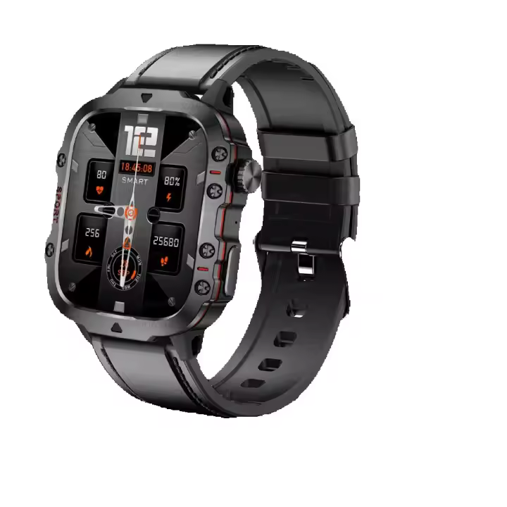 Reloj inteligente IP68 para hombre, device with Llamadas por Bluetooth, Rastreador de Ejercitos de frecuencia cardíaca y presión arterial, para sistemas IOS y Android, Nuevo - 1