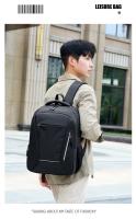 Mochila Impermeable Para Hombres Ultra Ligera Con Capacidad Para Portátil De 15.6 Pulgadas Estilo Casual Con Flecos Reflectantes Bolsa De Espalda Para Libros - details 14