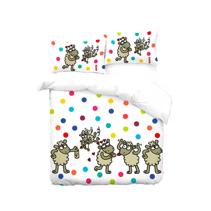 KUKUXUMUSU - Funda nórdica MATAMORES BURLA 100% algodón, 144 hilos. Disponible en varios tamaños. Fabricado en ESpaña - 1