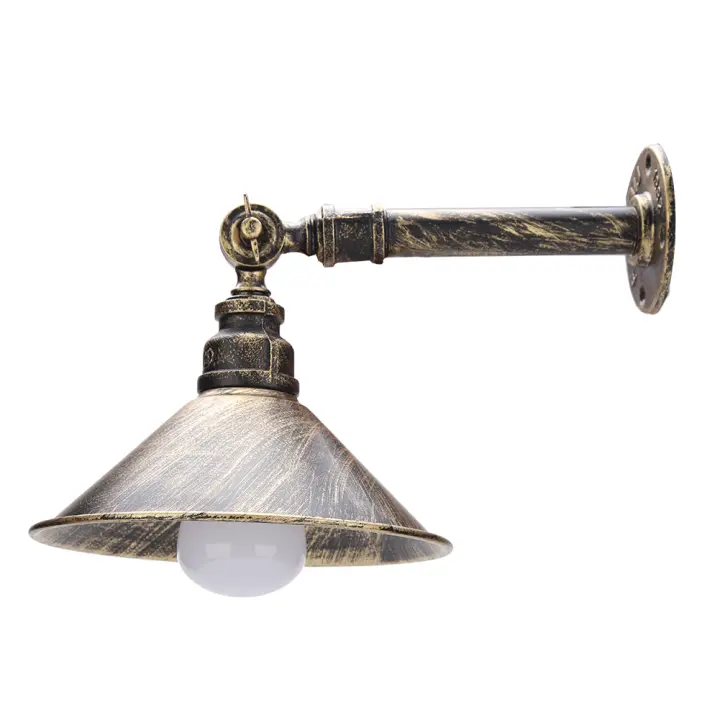 Lámpara de pared de estilo retro E27, accesorio de iluminación para cafetería, Bar, pasillo - 1