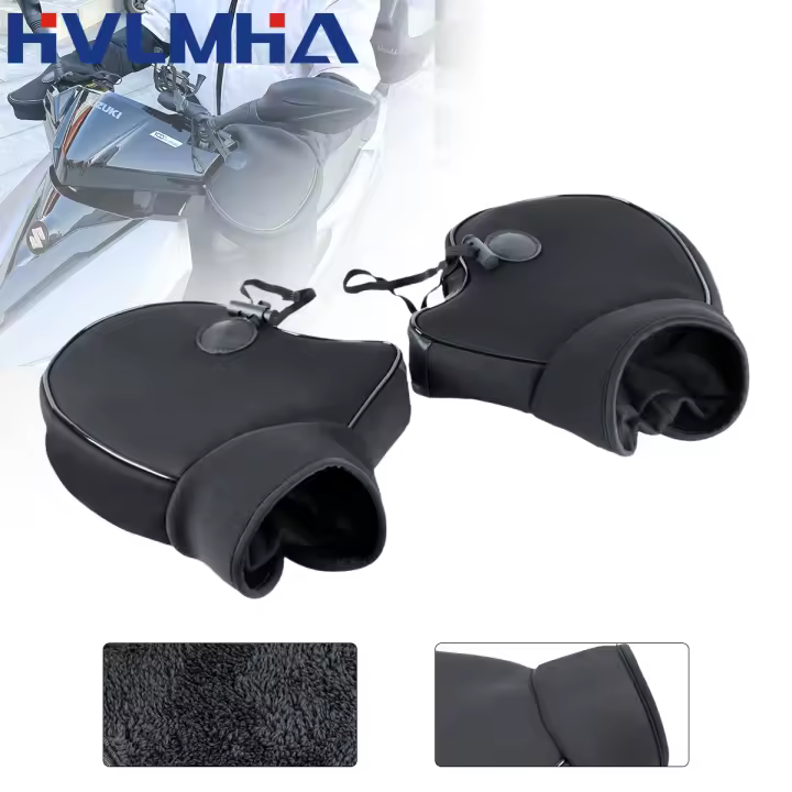 Cubierta Térmica Para Manillar De Motocicleta Impermeable Y Gruesa Para Primavera Protección Del Manillar De Scooter Guantes Calientes - 1