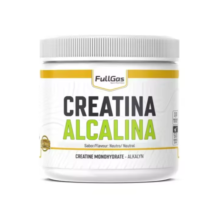 FULLGAS - CREATINA ALCALINA 500g -Creatina alcalina, máxima asimilación con máxima eficacia. - 1