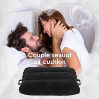 Almohada Triangular Inflable Para Parejas Enhance Position Sexual Cojín Con Apoyabrazos Y Base Resistente a Manchas De Poliéster - details 0