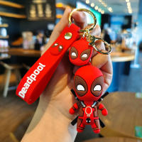 Llavero De Muñeca Marvel Deadpool Q Version Para Banda De Moda Llavero De Bolsa Para Parejas Regalo De Cumpleaños Figura De Anime - details 2