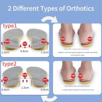 Almohadilla De Apoyo De Arco Ortótico Para Zapatos Corrección De Pies Valgus Y O Tipo Adecuada Para Hombres Y Mujeres Absorbente De Sudor Antideslizante Ligera Y Duradera - details 2