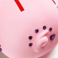Caja De Ahorro En Forma De Cerdo Piglet Para Niños En Colores Rosa Y Azul Juguetes Seguros Para Contar Monedas Organizador De Dinero Sin Abrir Medidas 14x12x13 Cm Peso 170 G - details 3