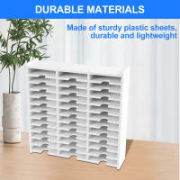Caja De Almacenamiento Para Tinta Y Suministros De Manualidades Con 36 Slots Gran Capacidad De Plástico Para Impresión Y Scrapbooking - details 5