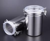 LILI HOME Bote hermético de acero inoxidable más capacidades y dimensiones para elegir:  500 ml: Ø10 cm x Altura 8.5 cm. 750 ml: Ø10 cm x Altura 10 cm. 1000 ml (1 litro): Ø10 cm x Altura 15 cm. Acero inoxidable de alta calidad, resistente a la corrosió - details 0